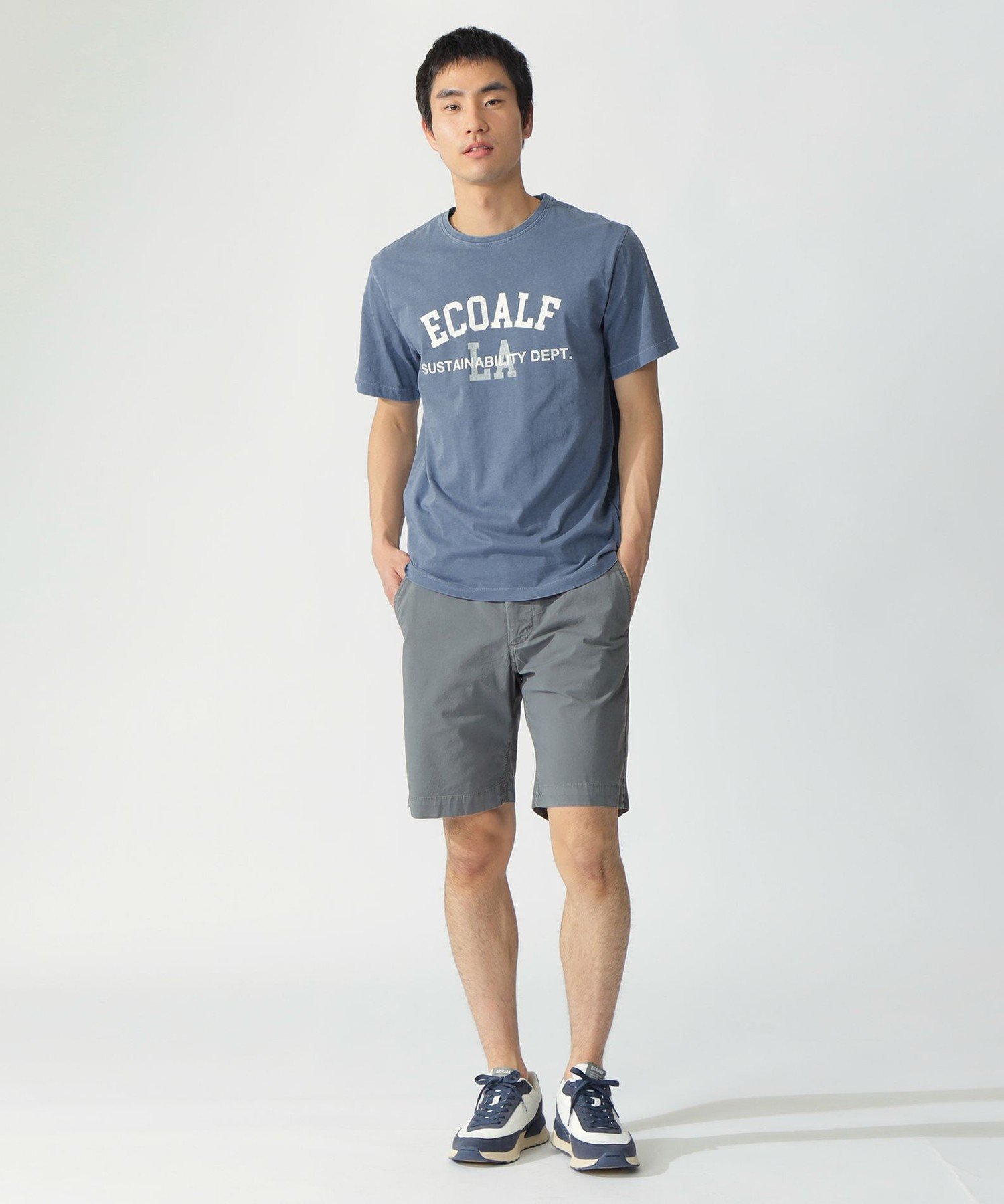 ECOALF VENICE Tシャツ / VENICEALF T-SHIRT エコアルフ トップス カットソー・Tシャツ ネイビー【送料無料】