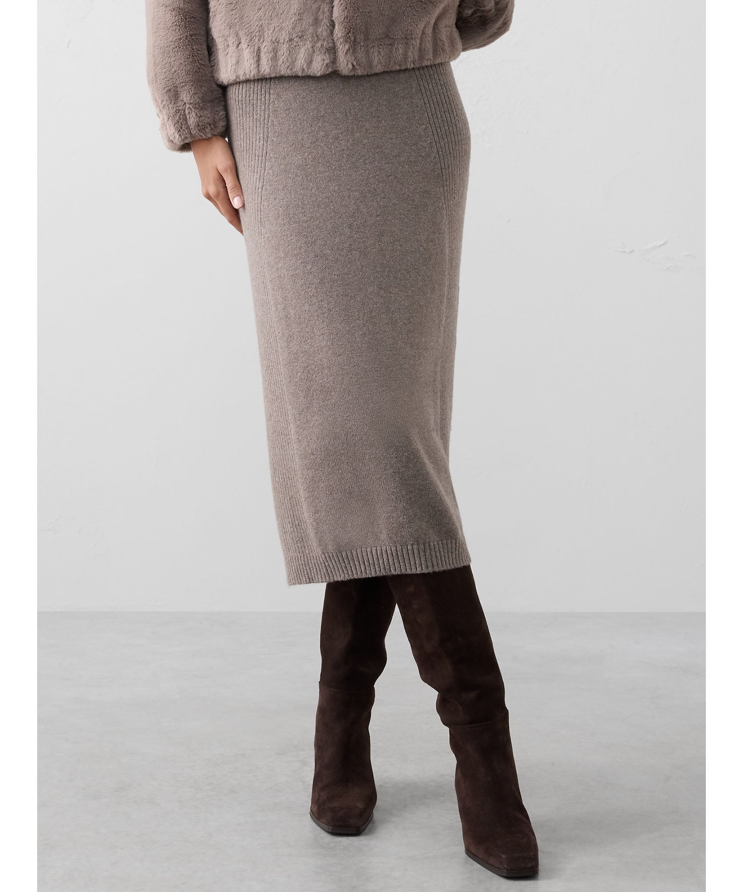 【SALE／50%OFF】BANANA REPUBLIC FACTORY STORE (W)BANANA REPUBLIC FACTORY STORE　　リブニット ミ..