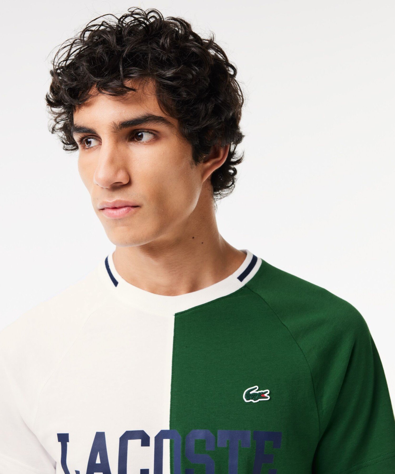 【SALE／30%OFF】LACOSTE 『ダニール・メドベージェフ』アシンメトリードライTシャツ ラコステ トップス カットソー・Tシャツ グリーン【送料無料】