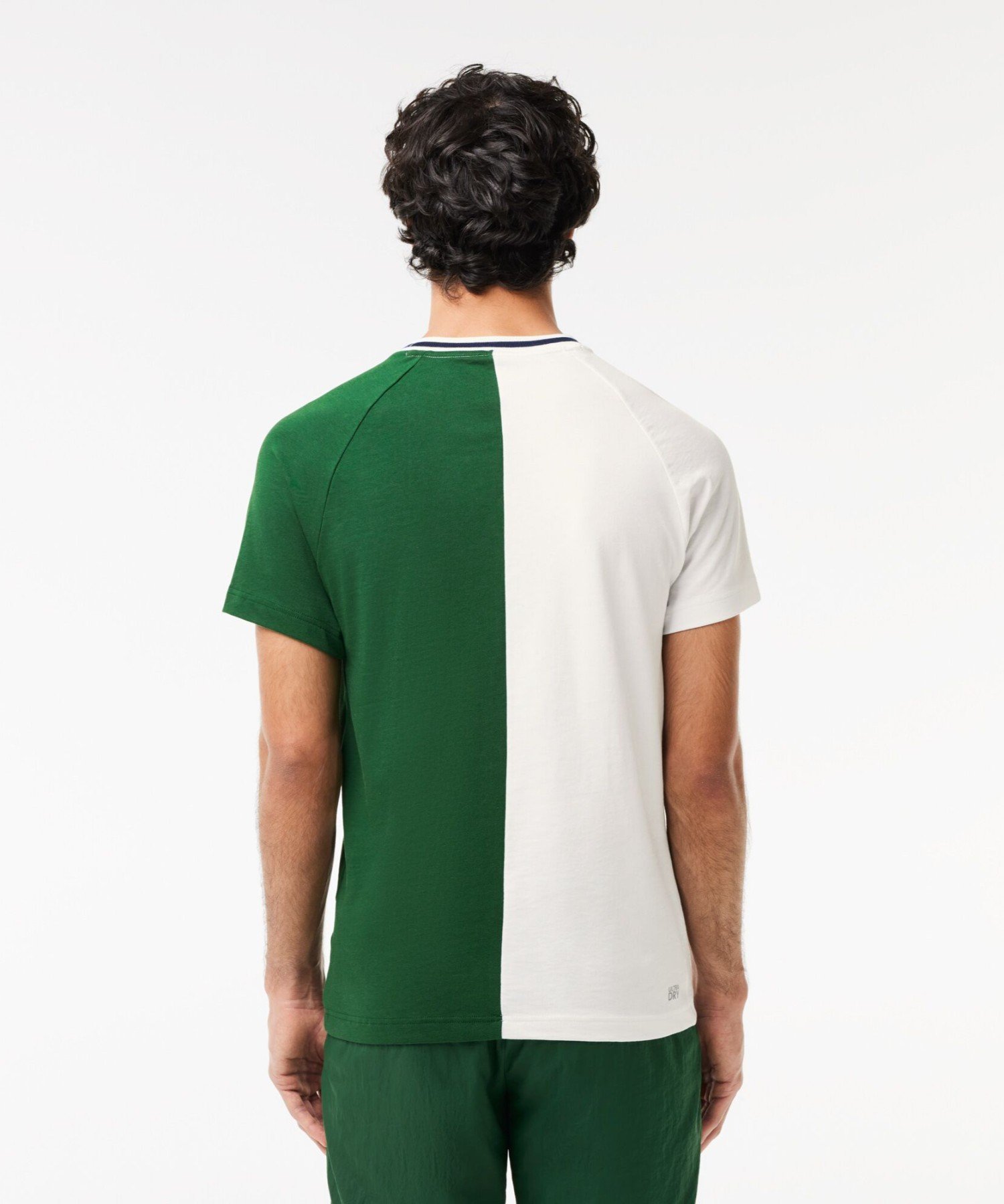【SALE／30%OFF】LACOSTE 『ダニール・メドベージェフ』アシンメトリードライTシャツ ラコステ トップス カットソー・Tシャツ グリーン【送料無料】