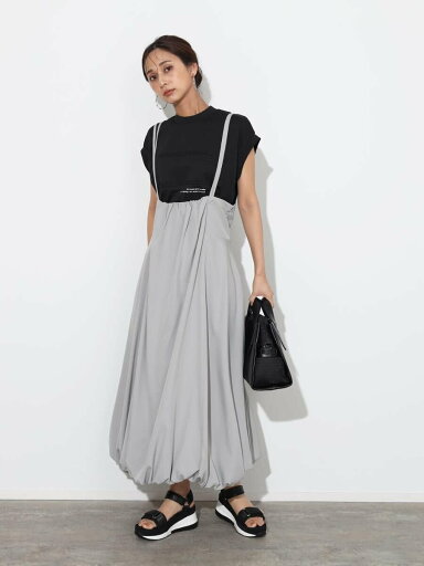 【SALE/39%OFF】SCOTCLUB バルーンジャンパースカート ヴァン ワンピース・ドレス ジャンパースカート ブラック グレー【送料無料】 【SALE/39%OFF】SCOTCLUB バルーンジャンパースカート ヴァン ワンピース・ドレス ジャンパースカート ブラック グレー【送料無料】