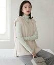 【SALE/30%OFF】23区 L 【SLOW/一部店舗限定】ツッキリジャカード ノースリーブ ブラウス ニジュウサンク トップス ベスト・ジレ ベージュ【送...