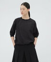 MARGARET HOWELL WASHABLE SILK POPLIN SHIRT マーガレット・ハウエル トップス シャツ・ブラウス ブラック【送料無料】