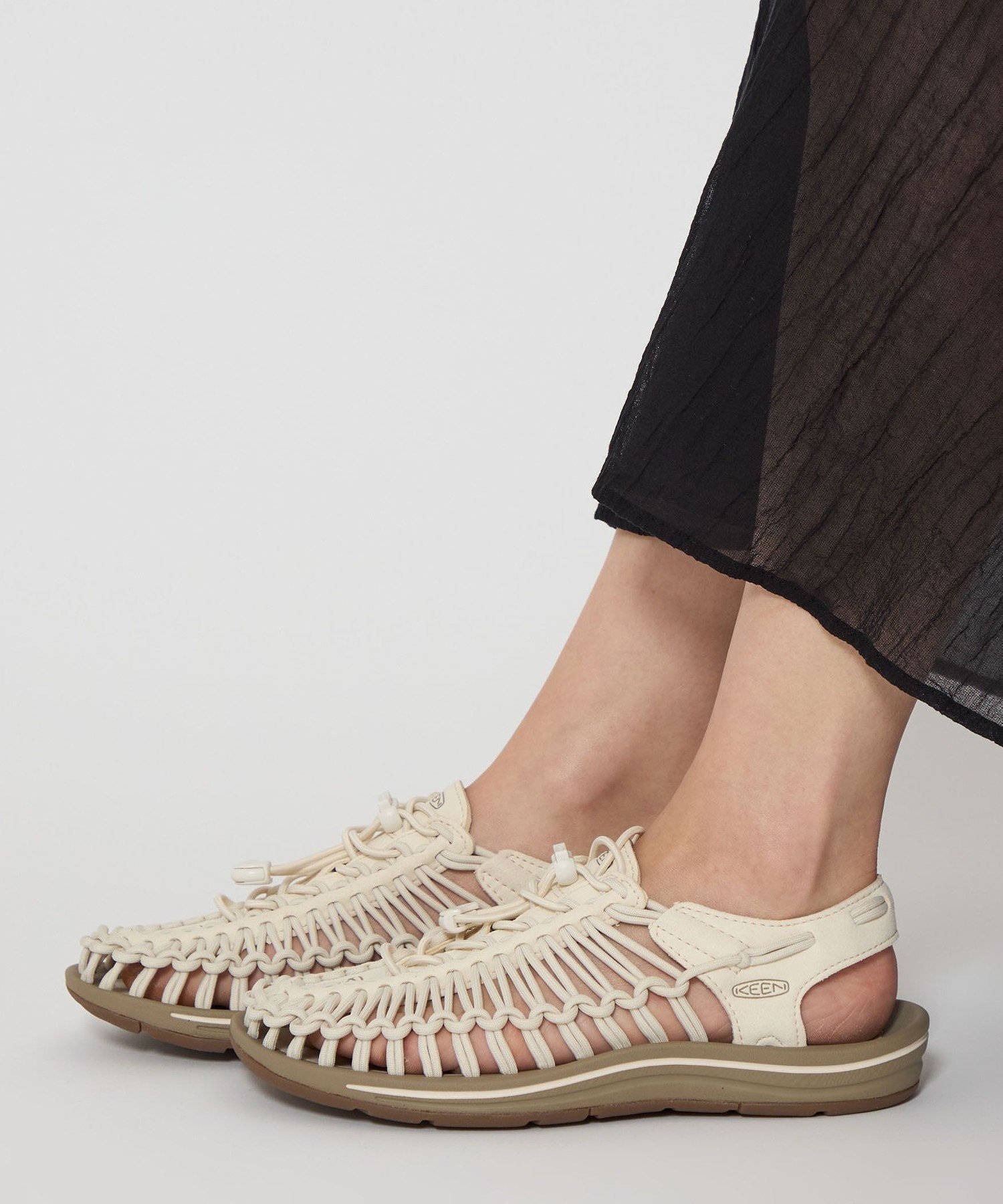 【SALE／30%OFF】UNITED ARROWS green label relaxing ＜KEEN＞ユニーク スニーカー / サンダル ユナイテッドアローズ アウトレット シューズ・靴 サンダル ホワイト ブラック【送料無料】