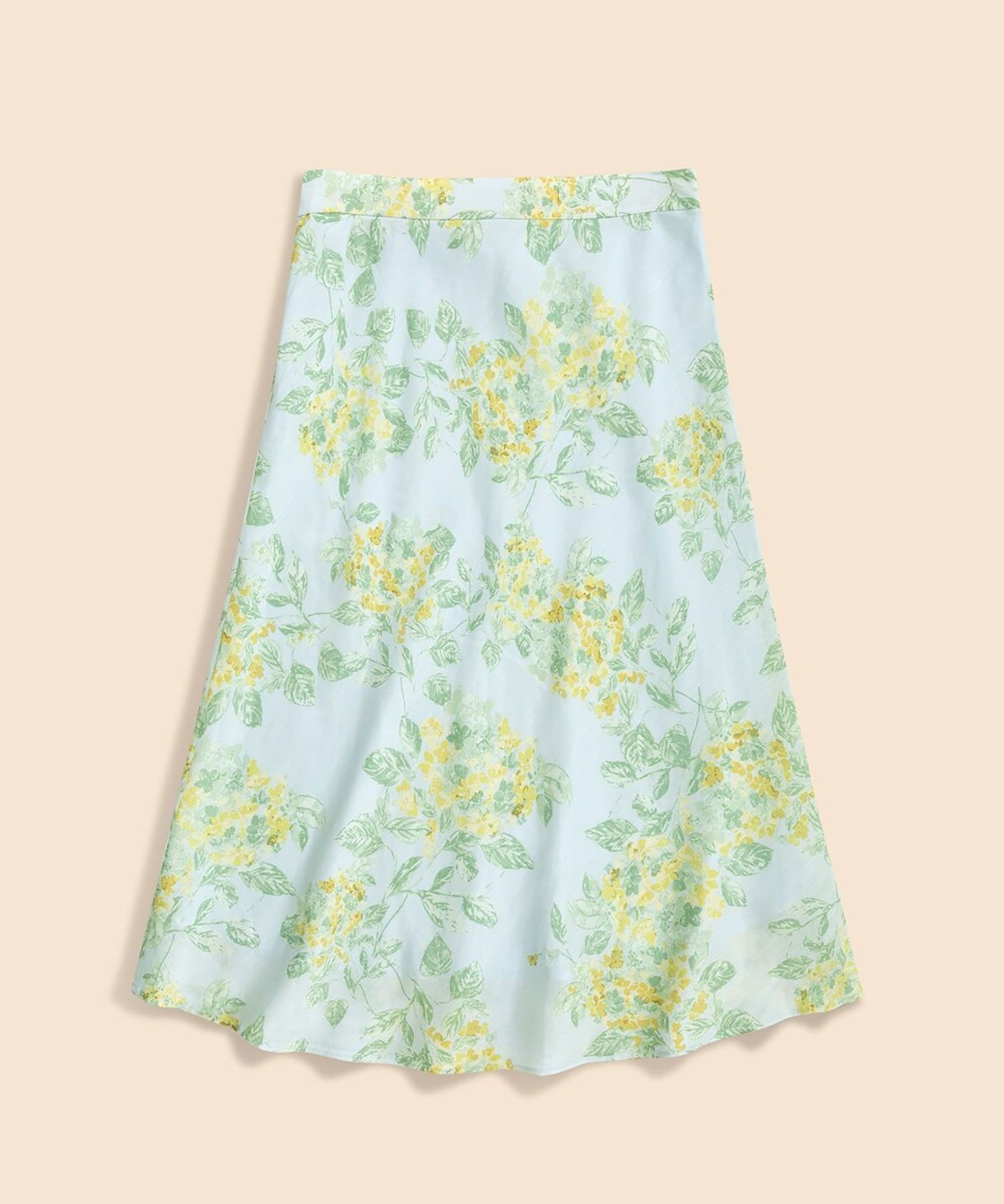 BROOKS BROTHERS ビスコース/リネン フローラルプリント ベルテッド マーメイドライン ミディスカート ブルックス ブラザーズ スカート その他のスカート【送料無料】