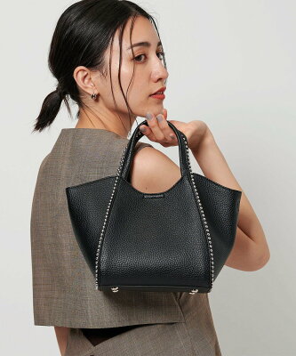 BEAUTY&YOUTH UNITED ARROWS ボールチェーン ミニトートバッグ -2WAY- ビューティー&ユース ユナイテッドアローズ バッグ トートバッグ ホワイト グレー ブラウン ブラック カーキグリーン ブルー イエロー シルバー ネイビー パープル【送料無料】