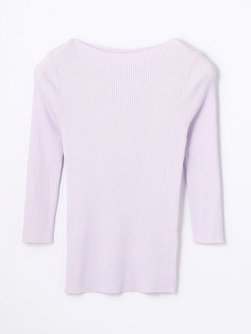 【SALE／40%OFF】GALERIE VIE ギザコットンリブ ボートネックプルオーバー トゥモローランド トップス ニット【送料無料】のサムネイル