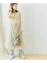 【SALE/70%OFF】URBAN RESEARCH ROSSO コットンシルクフレンチガウンワンピース アーバンリサーチロッソ ワンピース・ドレス ワンピー...