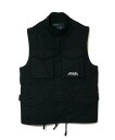 (What it isNt) ART BY MARK GONZALES (What it isNt) ART BY MARK GONZALES/(M)(What it isNt) M65 FIELD VEST ゴースローキャラバン トップス ベスト ジレ ブラック【送料無料】