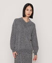 【SALE/10%OFF】COMME CA 【セットアップ対応】ブークレー和紙 Vネックプルオーパー コムサ トップス ニット ブルー ベージュ グレー【送料無...