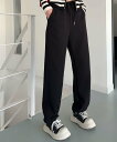 aimoha - select - aimoha -select-/ドローストリングカジュアルパンツ アイモハ パンツ ジャージ・スウェットパンツ グレー ホワ...