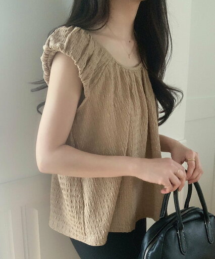 【SALE/33%OFF】JUNOAH ぽこぽこギャザーブラウス ジュノア トップス シャツ・ブラウス ホワイト ベージュ ブラック【送料無料】 【SALE/33%OFF】JUNOAH ぽこぽこギャザーブラウス ジュノア トップス シャツ・ブラウス ホワイト ベージュ ブラック【送料無料】