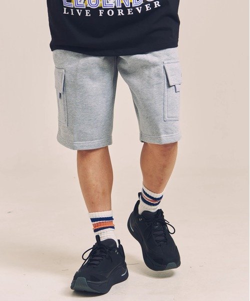 SELECT BRANDS FB County/フリスコ・ベン・カウンティー Sweat Cargo Shorts(MENS) ジャックローズ パンツ その他のパンツ ブラック グレー
