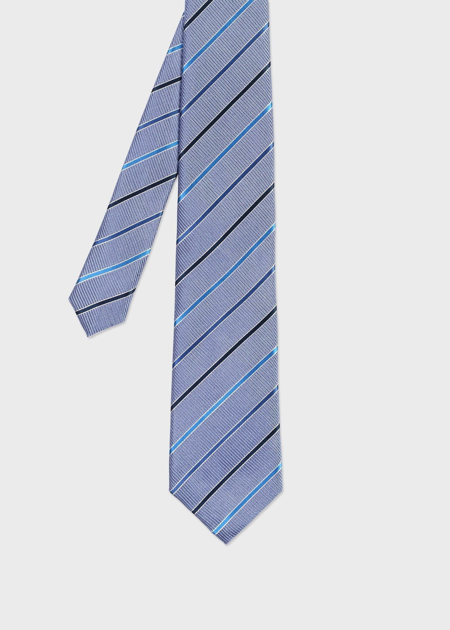 Paul Smith グラデーションカラー レジメンタルタイ ポール・スミス スーツ・フォーマル ネクタイ・蝶ネクタイ ブルー レッド ネイビー【送料無料】