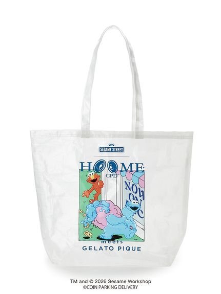 gelato pique 【SESAMESTREET×CPDHOOME meets GELATOPIQUE】バッグ ジェラートピケ インナー・ルームウェア その他のインナー・ルームウェア ホワイト