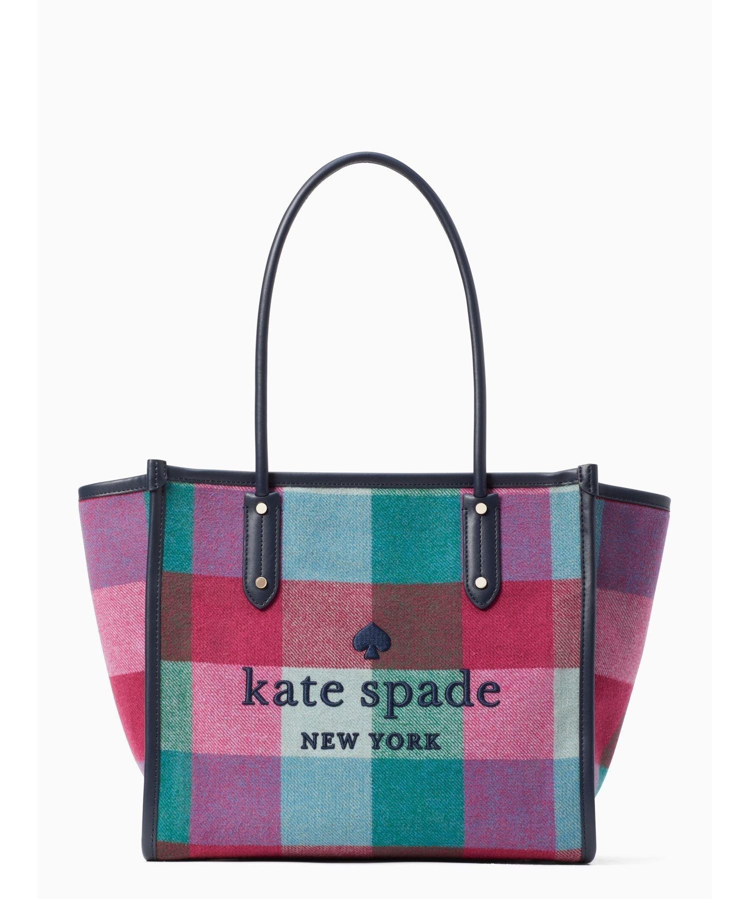 【SALE／75%OFF】kate spade new york エラ フェスティブ チェック ファブリック トート ケイトスペードニューヨーク バッグ トートバッグ【送料無料】