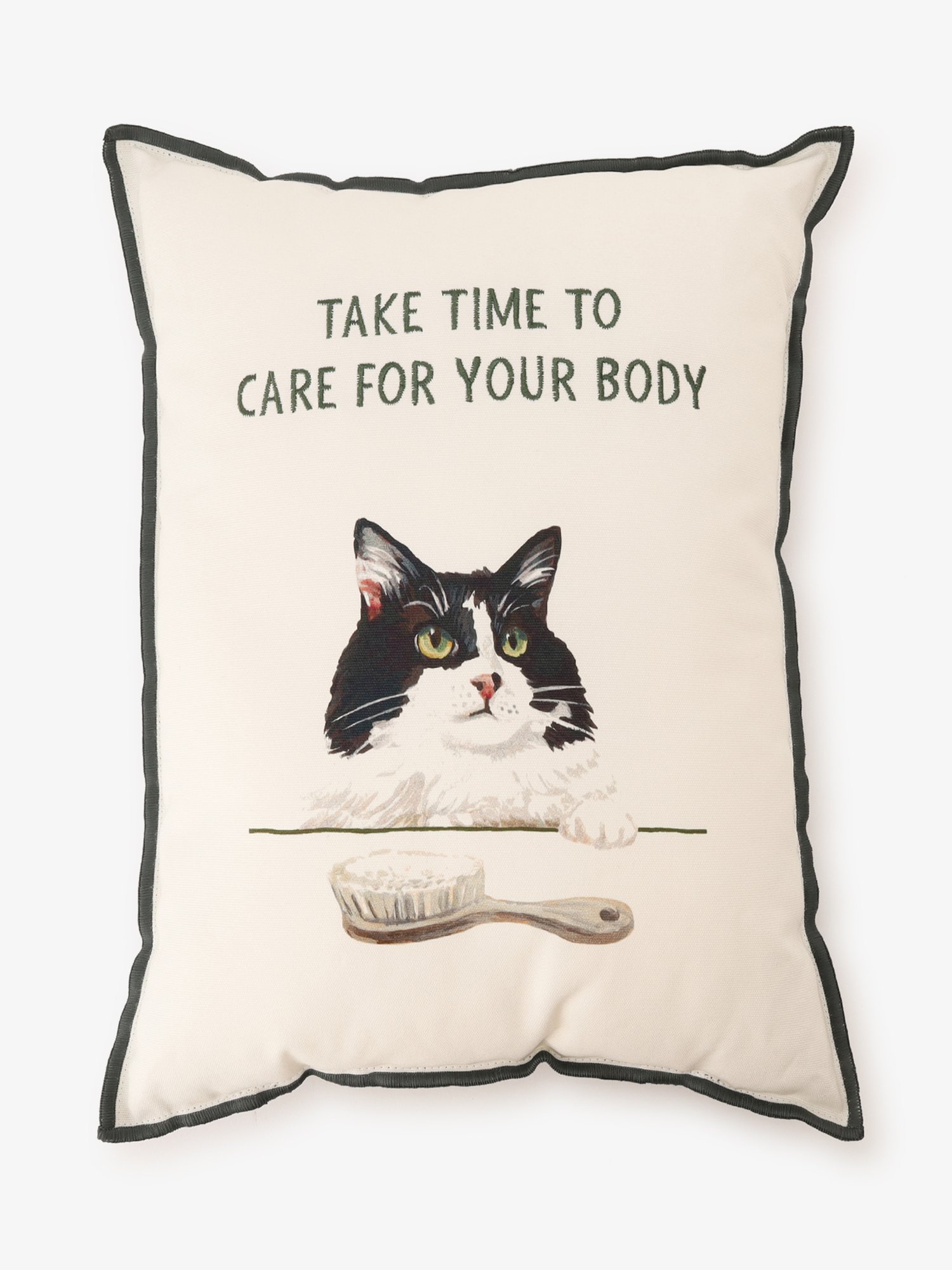 Afternoon Tea レクタングルクッション/Cat's NapTime アフタヌーンティー・リビング インテリア・生活雑貨 カーペット・ラグ・マット ホワイトのサムネイル