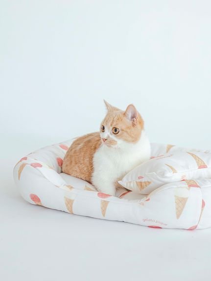 【CAT&DOG】【販路限定商品】ベビモコハウス GELATO PIQUE CAT&DOG ジェラートピケ ペット用品 ペット用ベッド・マット・クッション ホワイト ピンク ブルー【送料無料】[Rakuten Fashion]