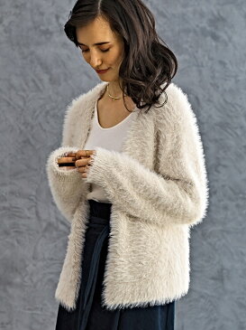 【SALE/50%OFF】UNITED ARROWS green label relaxing NFC フェザーヤーン カーディガン ユナイテッドアローズ グリーンレーベルリラクシング ニット【RBA_S】【RBA_E】【送料無料】