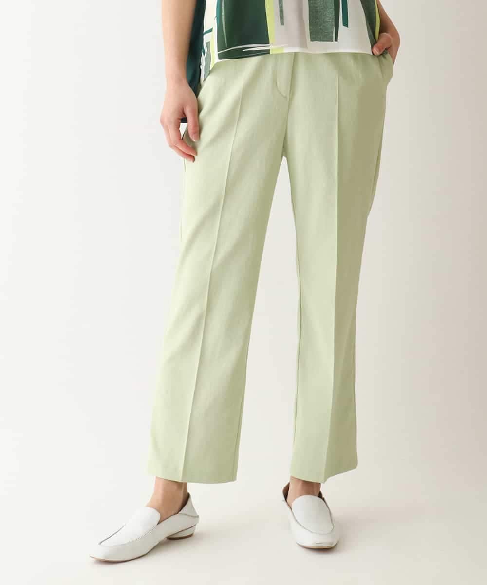 【SALE／50%OFF】HIROKO BIS ボディシェルライトベルパンツ /洗濯機で洗える ヒロコ ビス パンツ その他のパンツ グリーン ホワイト ネイビー【送料無料】
