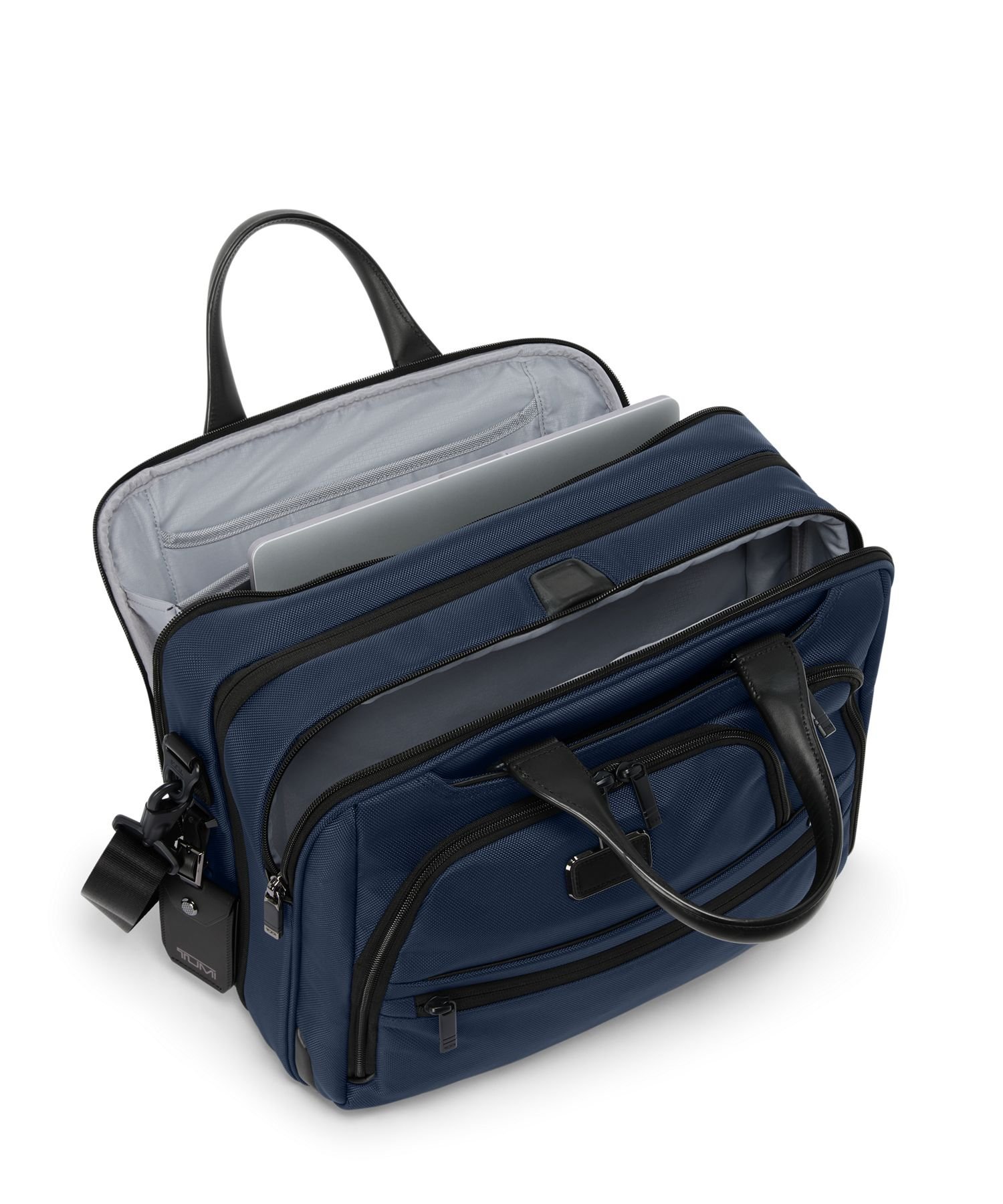 TUMI 【公式】5年保証 ALPHA 15インチ・エクスパンダブル・ブリーフケース A4 トゥミ バッグ ビジネスバッグ・ブリーフケース ネイビー【送料無料】