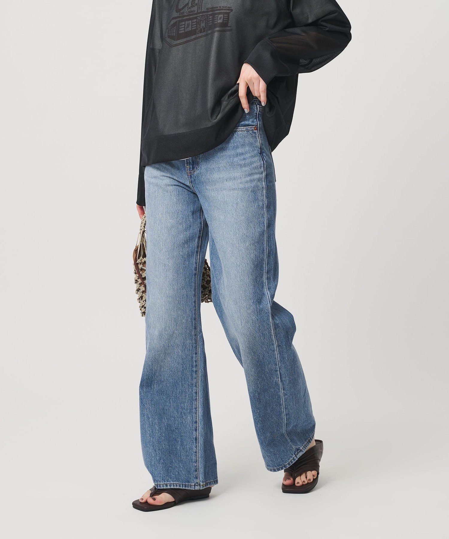 BEAUTY&YOUTH UNITED ARROWS ＜Levi's＞RIBCAGE ワイドデニムパンツ ビューティー＆ユース　ユナイテッドアローズ パンツ ジーンズ・デニムパンツ【送料無料】