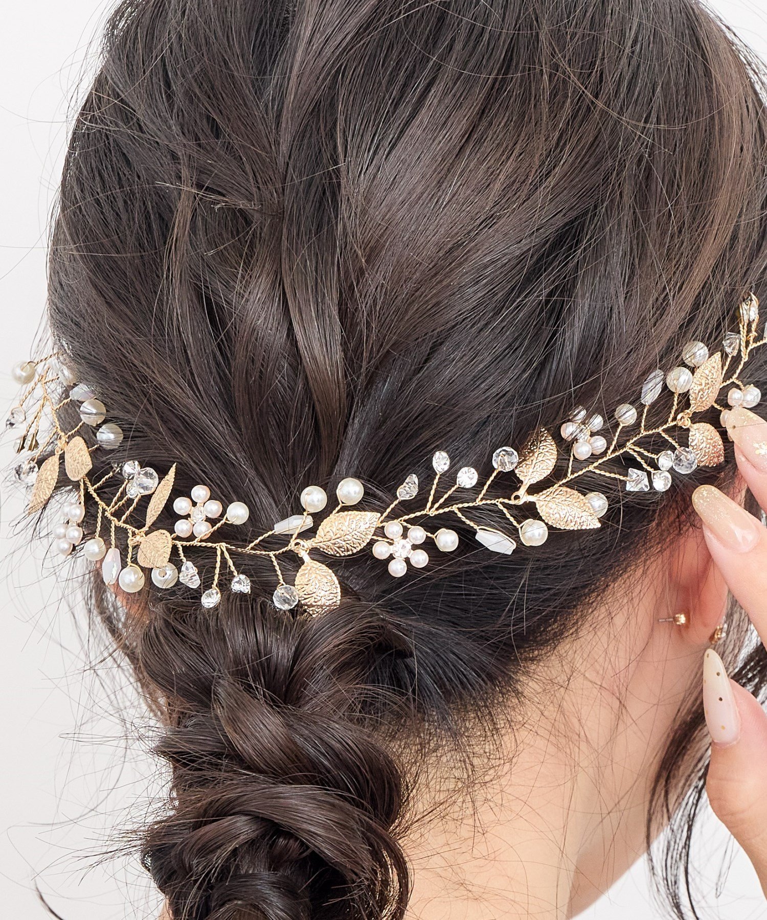 Heartdance メタルリーフヘッドドレス ハートダンス ヘアアクセサリー その他のヘアアクセサリー シルバー ゴールド