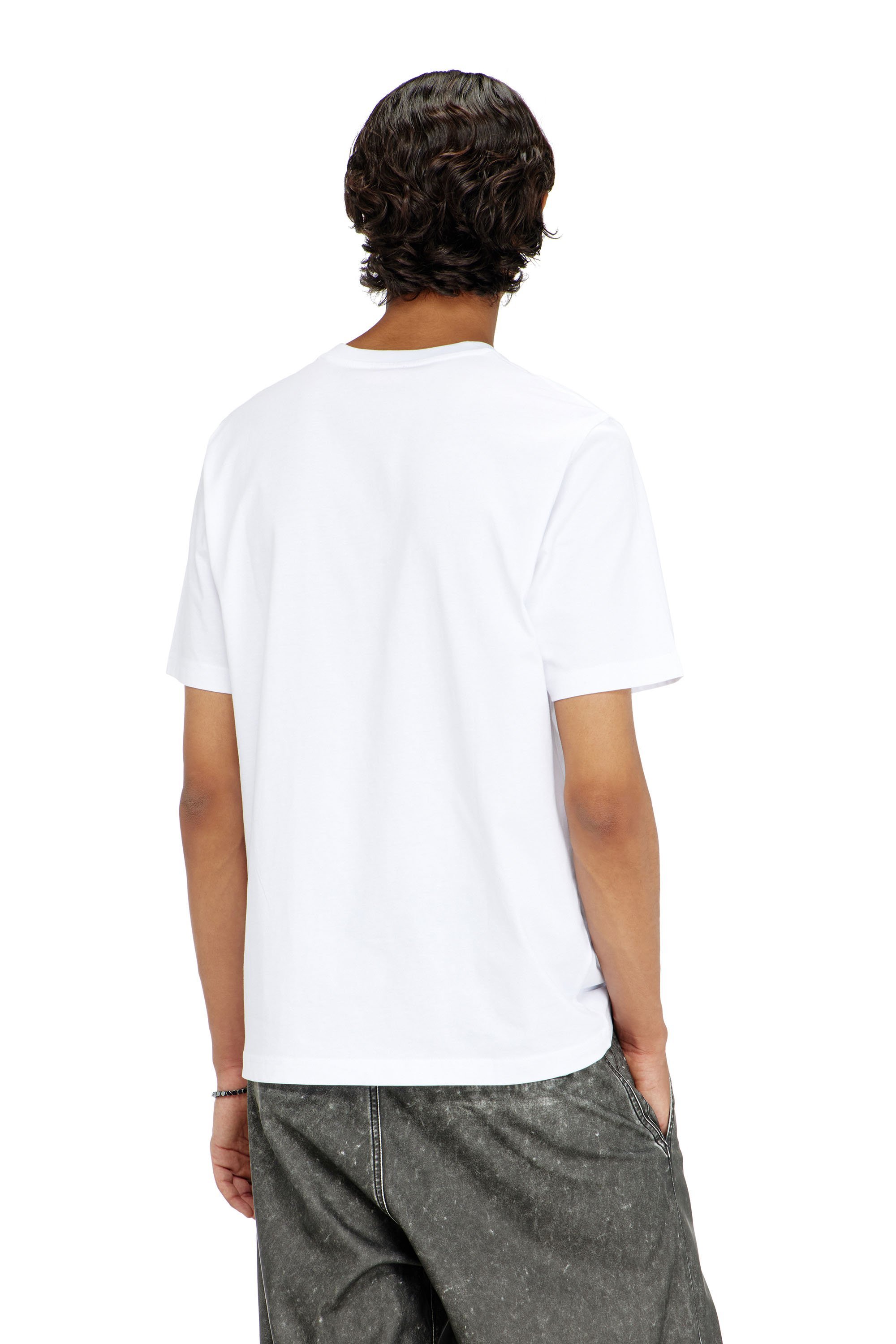メンズ Tシャツ T-ADJUST-AA6 ディーゼル トップス カットソー・Tシャツ ホワイト