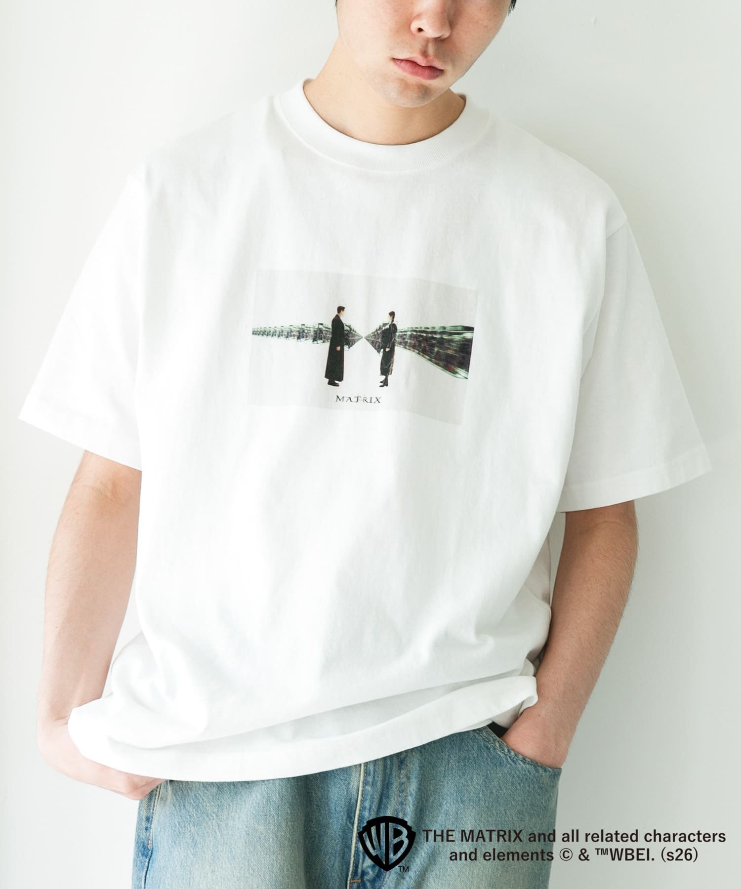 THE MATRIX SHORT-SLEEVE T-SHIRTS アーバンリサーチドアーズ トップス カットソー・Tシャツ ホワイト
