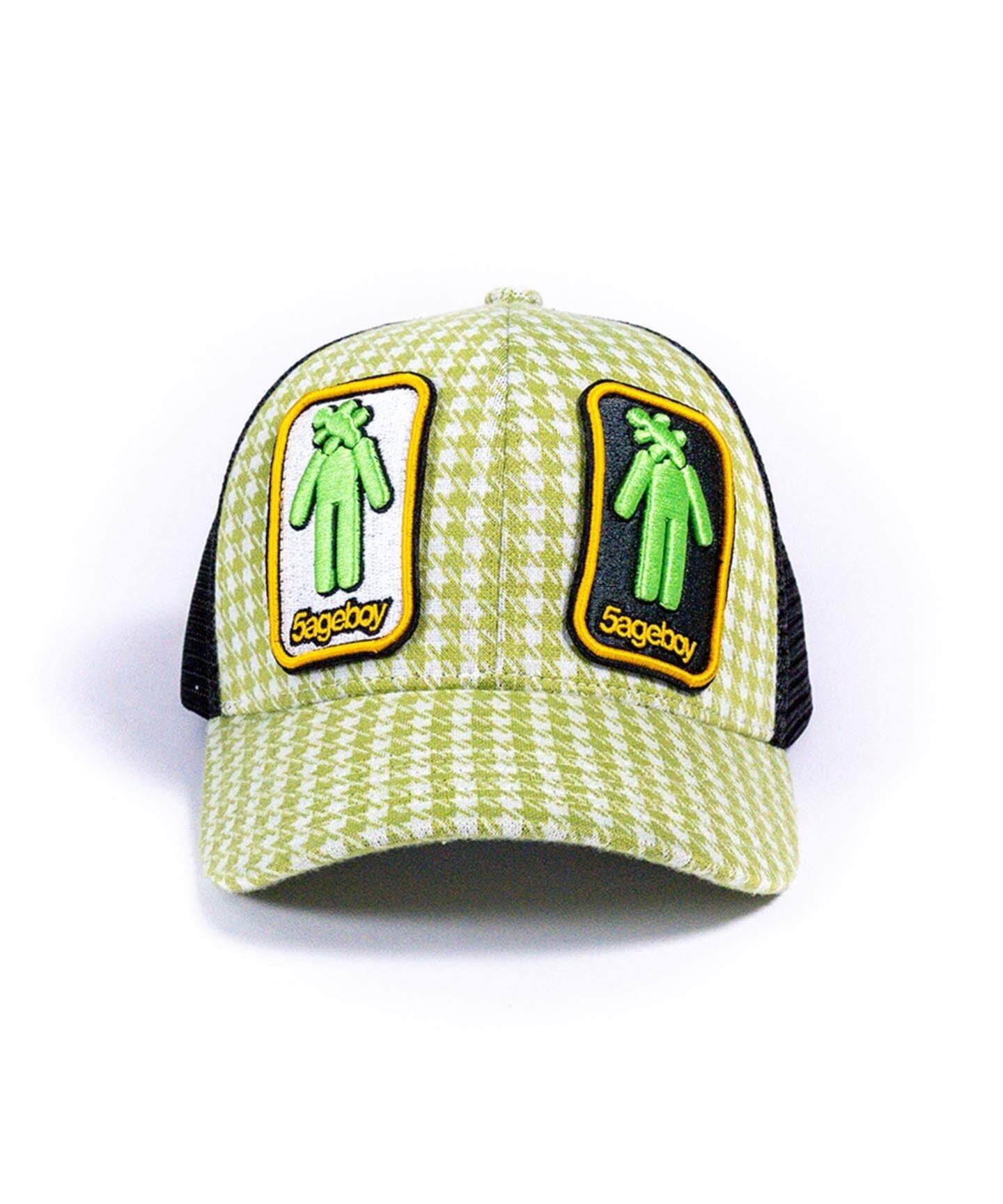 JOINT WORKS SAGE / セイジ 5ageboy pictogram Mesh Cap ジョイントワークス 帽子 キャップ グリーン ブラック【送料無料】