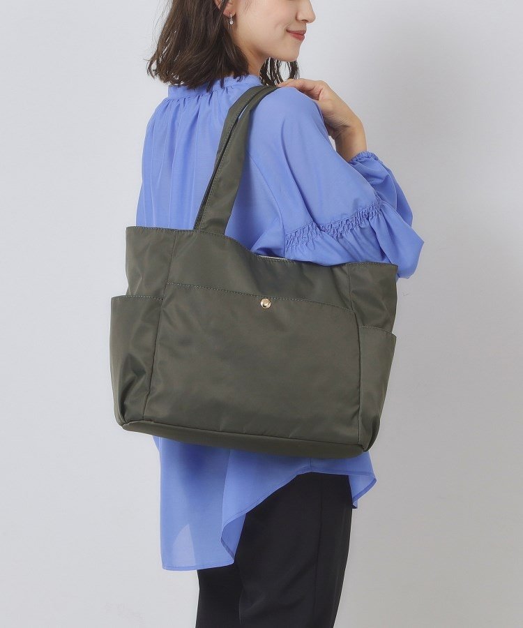 ITS' DEMO 【9ポケット】軽量撥水A4トート イッツデモ バッグ トートバッグ ピンク ブルー グレー ブラック【送料無料】