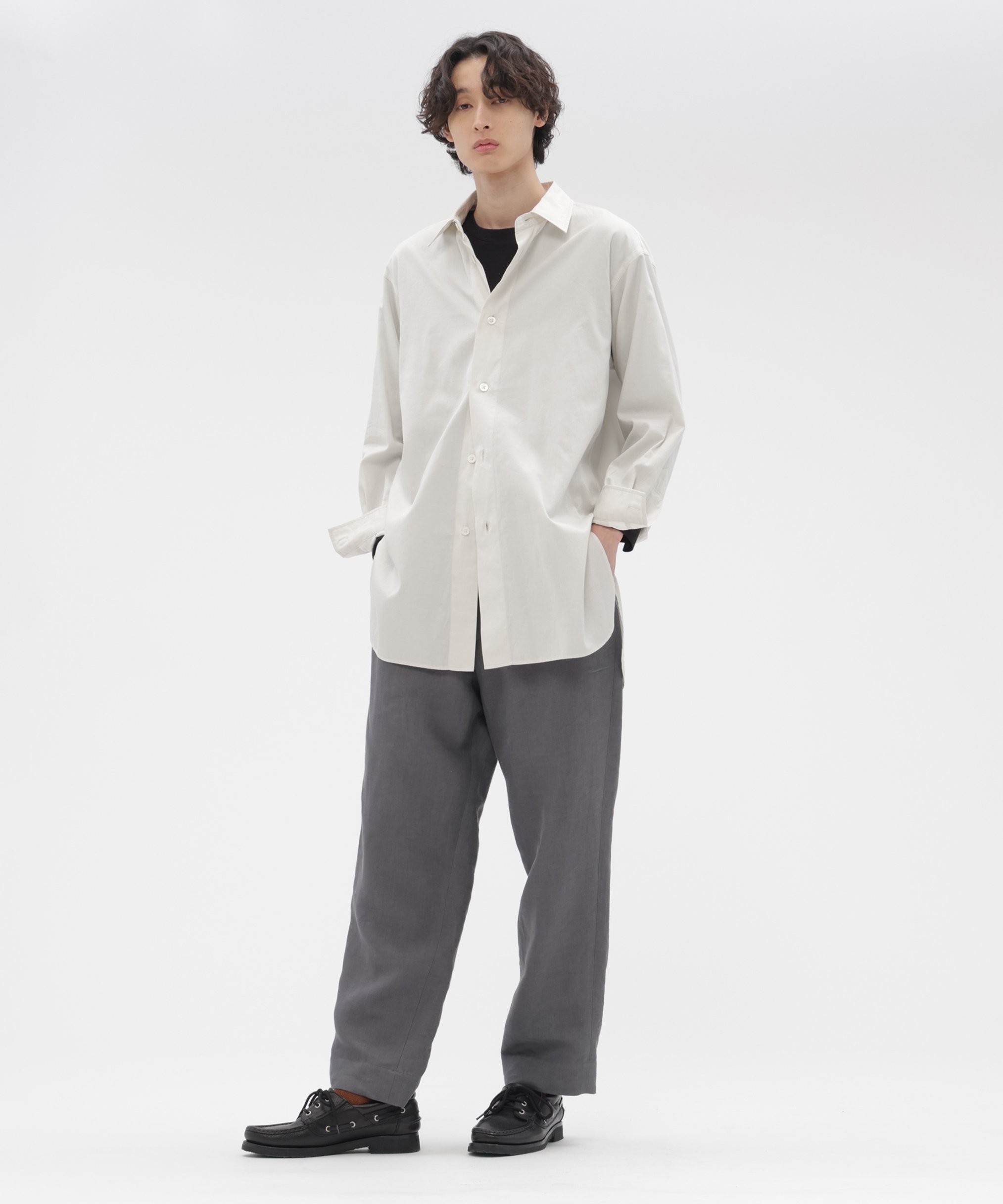MARGARET HOWELL FINE COTTON PIQUE SHIRTING SHIRT マーガレット・ハウエル トップス シャツ・ブラウス