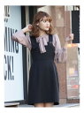 【SALE/40%OFF】dazzlin フリルショルダージャンスカ ダズリン ワンピース ワンピースその他 ブラック グレー【送料無料】