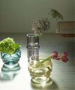 【SALE/5%OFF】notch. カラーGLASSフラワーベース パフ ノッチ インテリア・生活雑貨 フラワーベース・花瓶 パープル グリーン イエロー