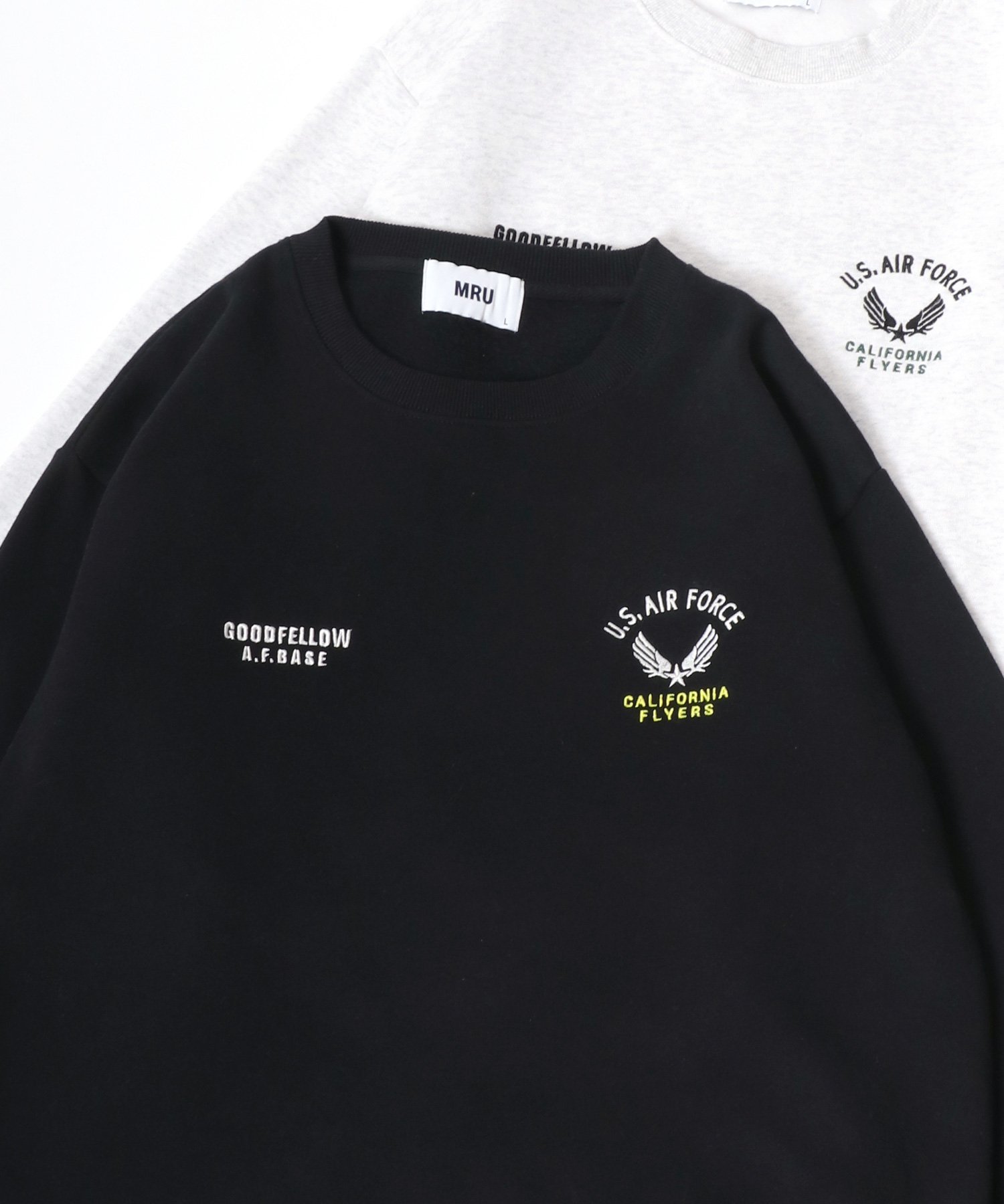 【SALE／11%OFF】MRU トレーナー メンズ スウェット 刺繍 オーバーサイズ 裏起毛 マルカワ トップス スウェット・トレーナー ホワイト ブラック グレー ベージュ ネイビー【送料無料】