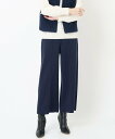 【SALE/50%OFF】CHRISTIAN AUJARD ウエストゴムニットパンツ クリスチャン・オジャール パンツ その他のパンツ ネイビー【送料無料】