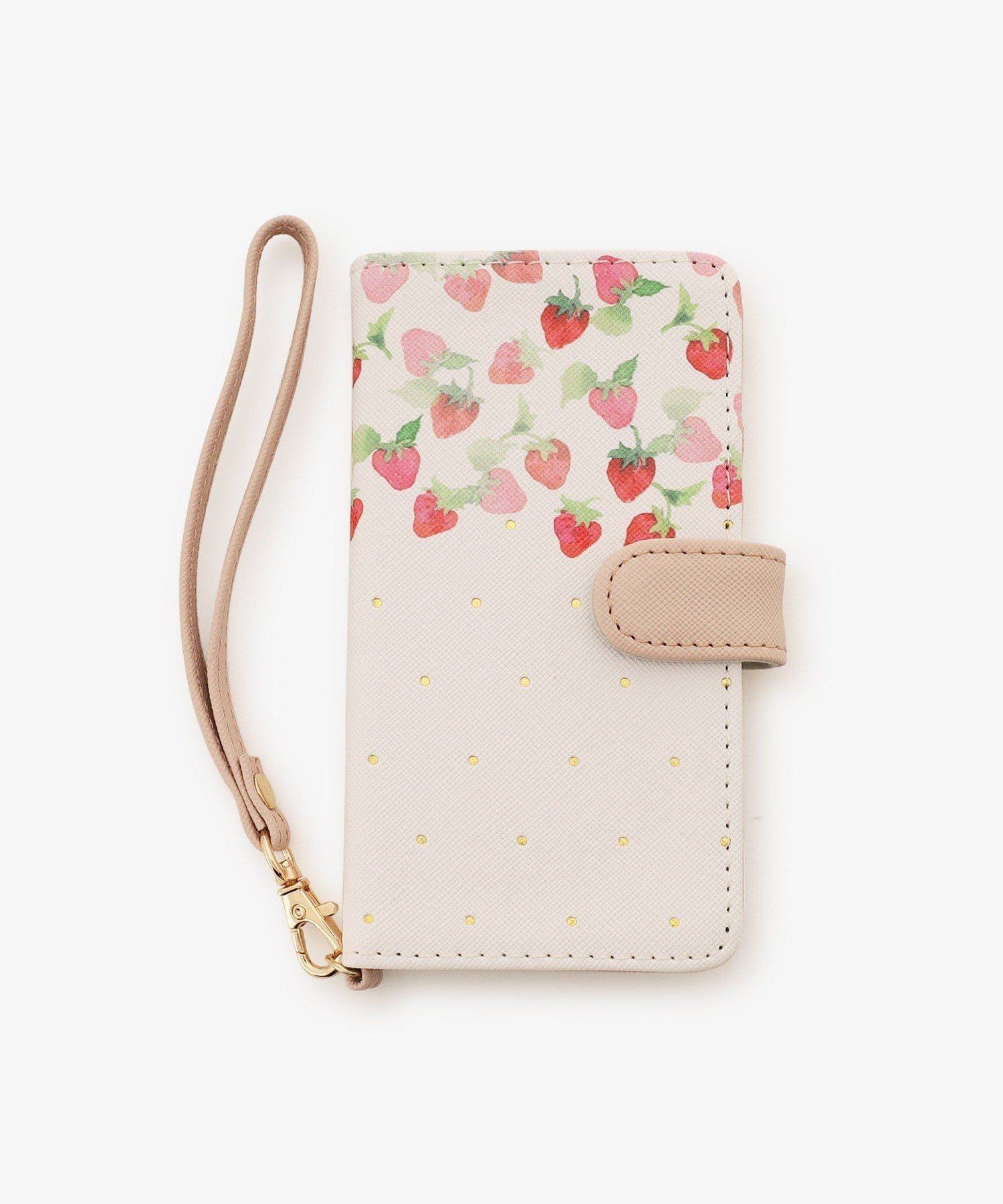 Afternoon Tea LIVING ストロベリーブック型iPhone8/7/SE3・2ケース アフタヌーンティー・リビング スマホグッズ・オーディオ機器 その他のスマホグッズ・オーディオ機器