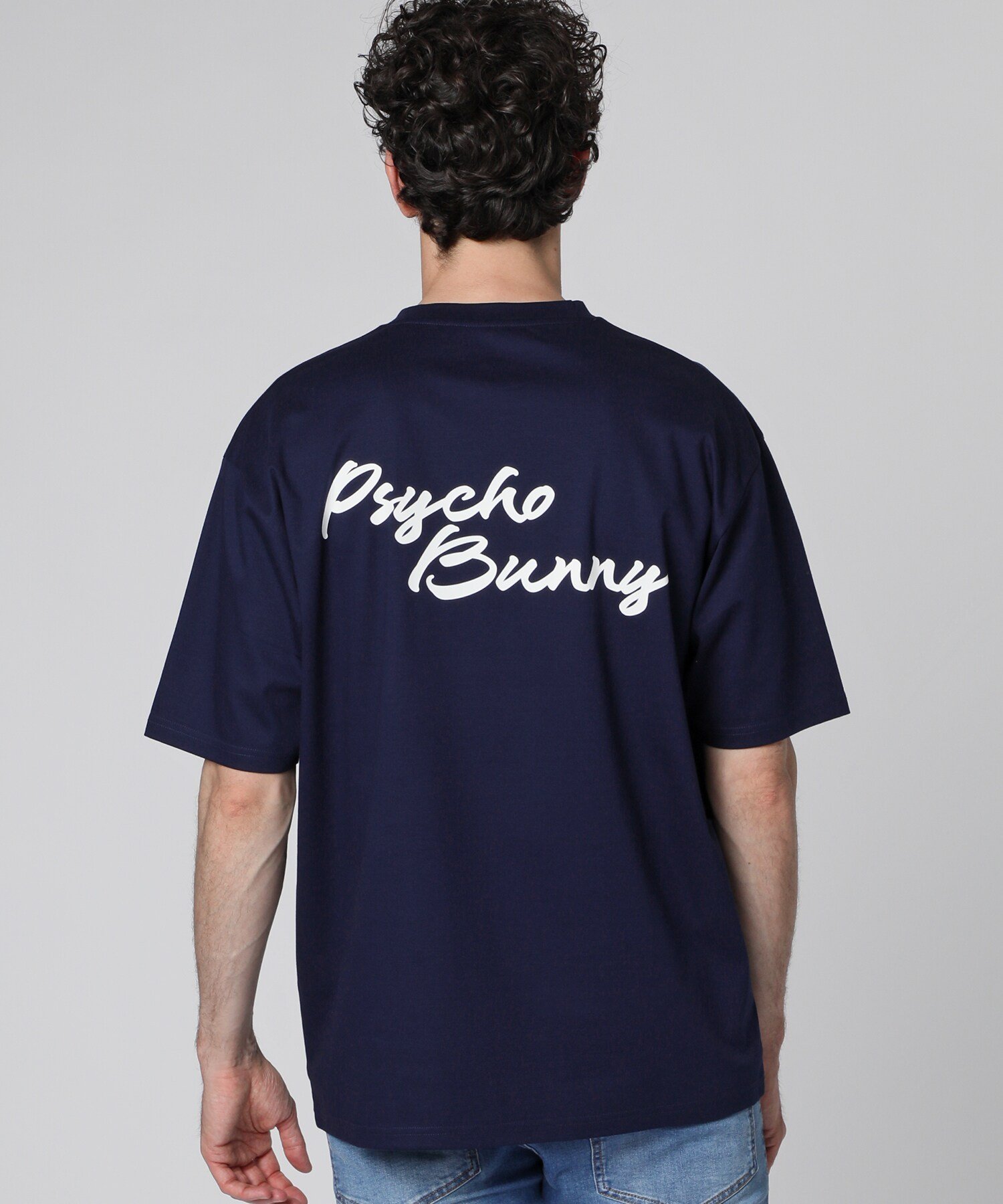 【SALE／30%OFF】Psycho Bunny バックフォントロゴ シルケットスムース Tシャツ サイコバニー トップス カットソー・Tシャツ ブラック ホワイト ネイビー【送料無料】