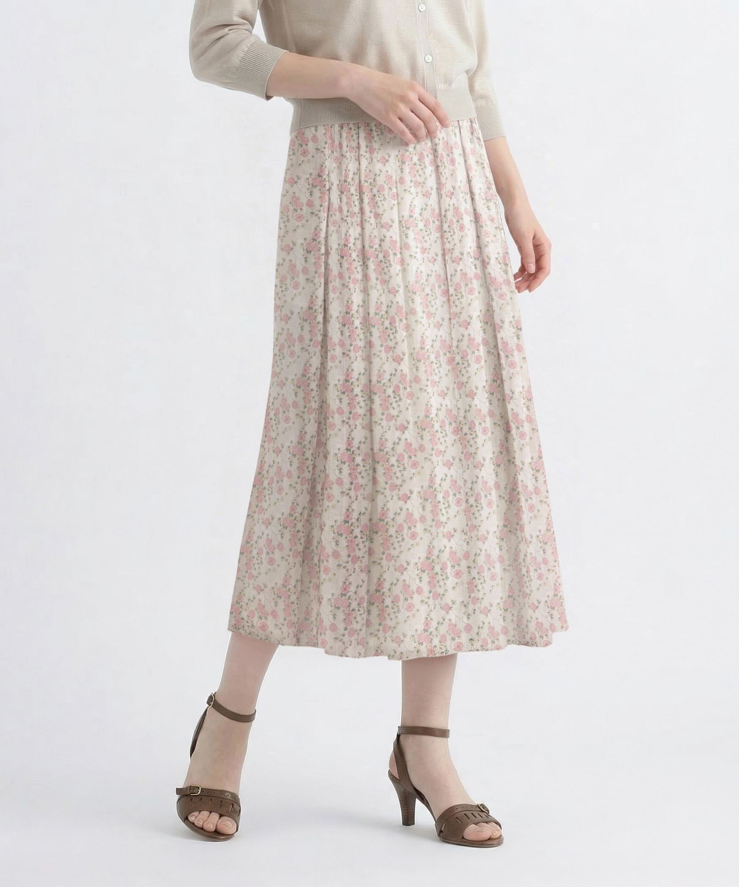 【SALE／58%OFF】SCAPA Liberty Print ギルドフラワースカート スキャパ スカート その他のスカート ピンク ブルー【送料無料】