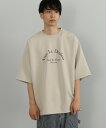 【SALE／20%OFF】BEAMS HEART BEAMS HEART / ダンボール ロゴプリント Tシャツ ビームス アウトレット トップス カットソー・Tシャツ ベージュ ホワイト