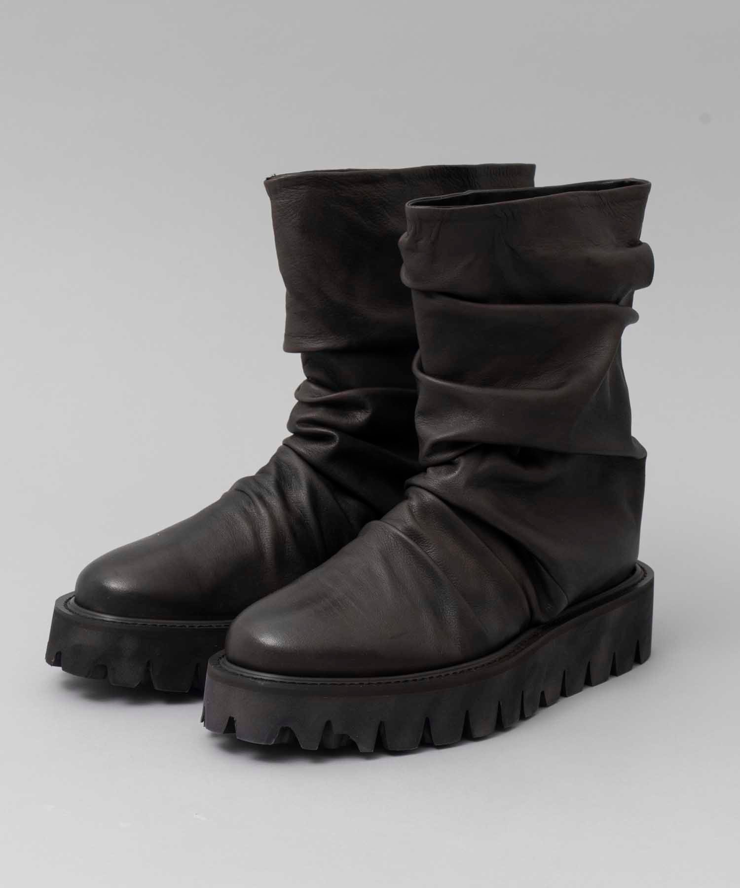 楽天Rakuten Fashion【SALE／40％OFF】MAISON SPECIAL Vibram Sole Gather Loose Long Boots Made In TOKYO メゾンスペシャル シューズ・靴 ブーツ グレー ブラック ホワイト【送料無料】
