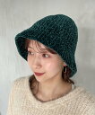 【SALE/60%OFF】LOWRYS FARM シェニールバケットハット ローリーズファーム 帽子 ハット ホワイト グリーン ブラック ブラウン
