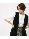【SALE/60%OFF】AZUL by moussy 《12月11日まで期間限定価格》プードルファーベスト アズールバイマウジー コート/ジャケット【RBA_S】【RBA_E】