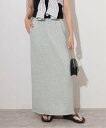 JOURNAL STANDARD relume 《一部WEB追加予約8 / 新色》スウェットマキシスカート ジャーナル スタンダード レリューム スカート ロング・マキシスカート グレー ブラック ブラウン【送料無料】