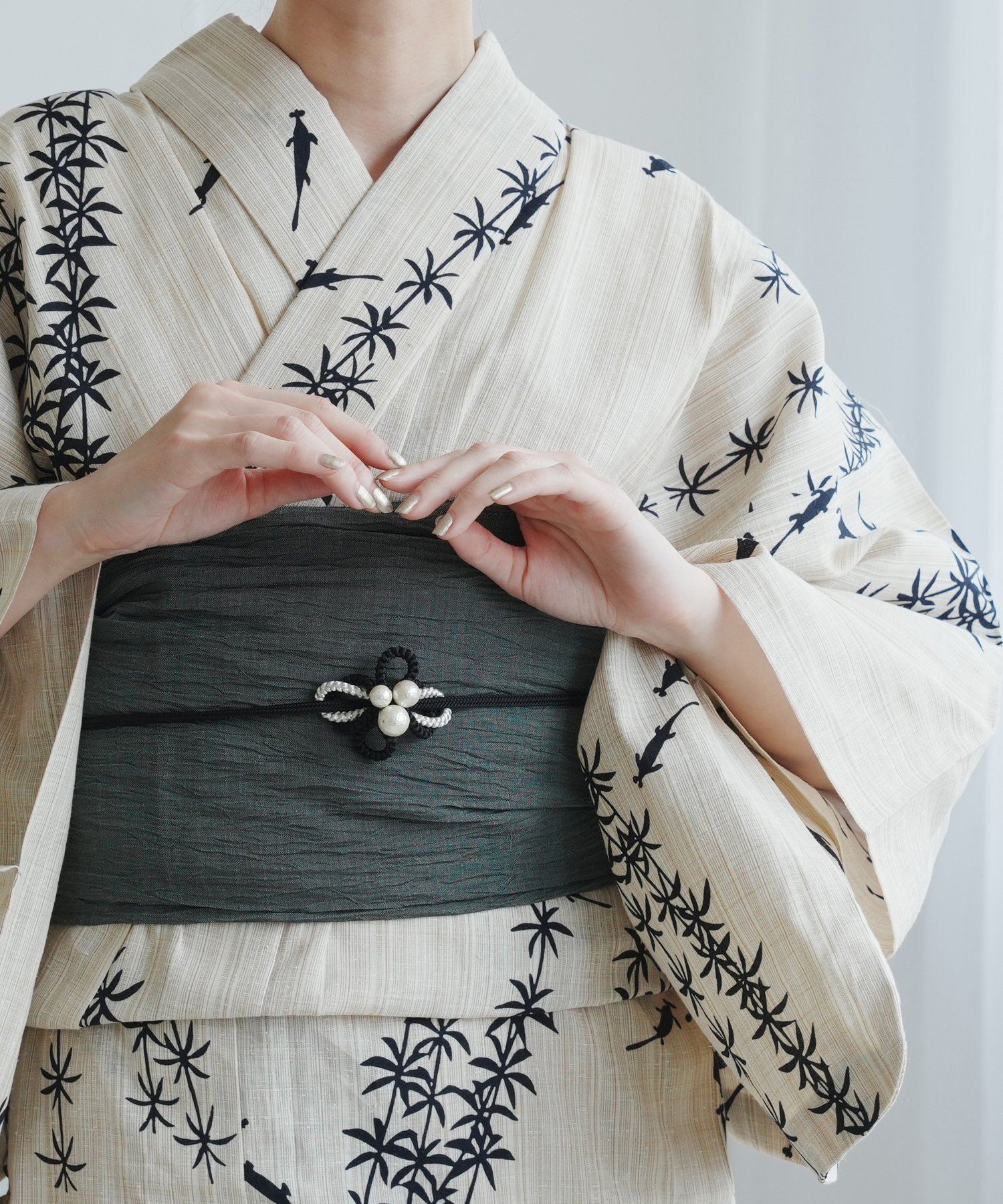 utatane utatane 本麻 小千谷縮兵児帯 カーキ ウタタネ 着物・浴衣・和装小物 和装...