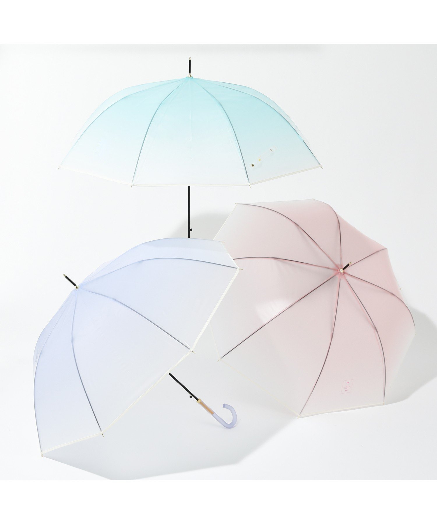 Francfranc コスメティック アンブレラ 長傘 61cm パープル フランフラン ファッシ...