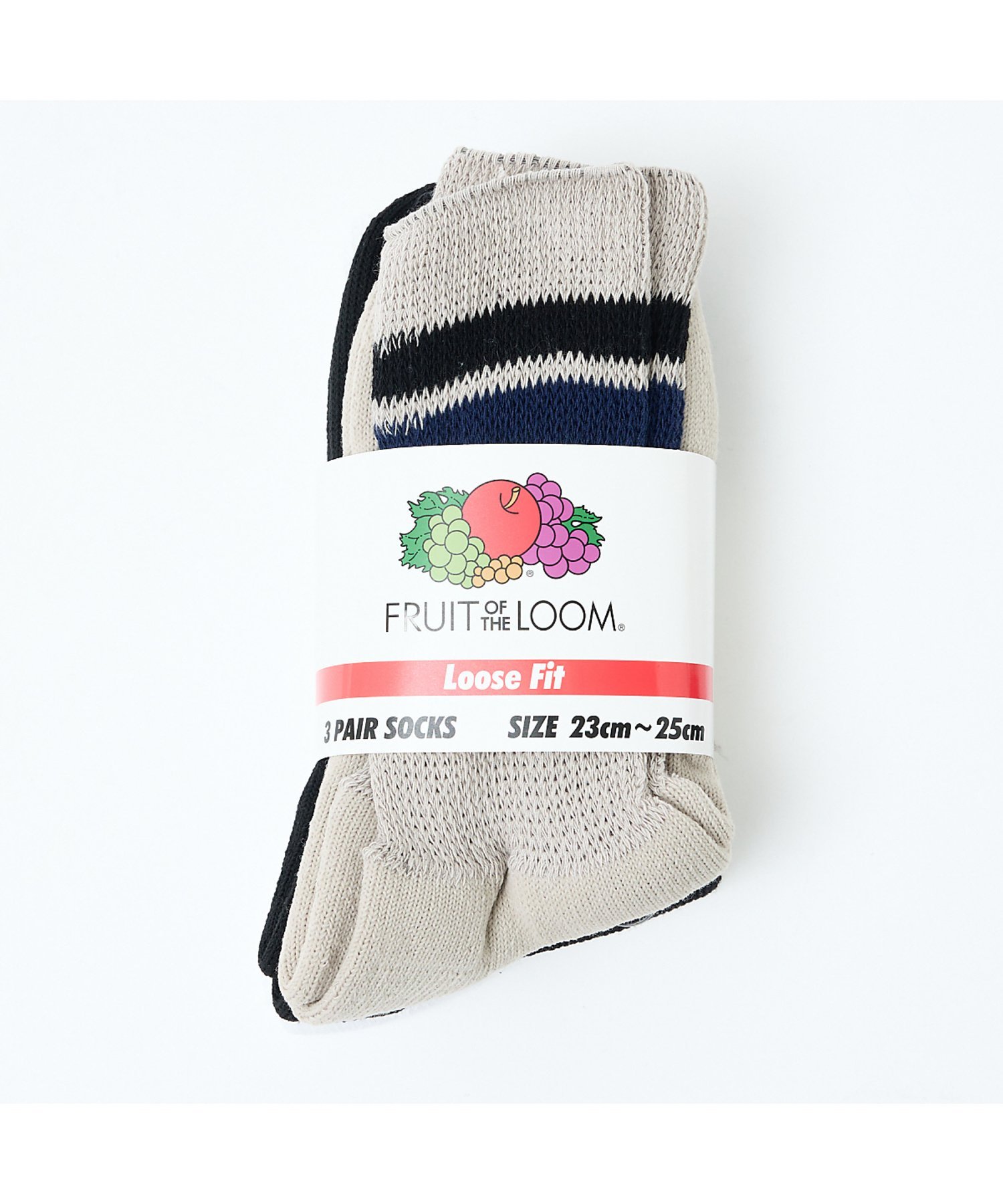 Rouge vif la cle 【FRUIT OF THE LOOM/フルーツ・オブ・ザ・ルーム】【3足セット】 ルージュ・ヴィフ ラクレ 靴下・レッグウェア...