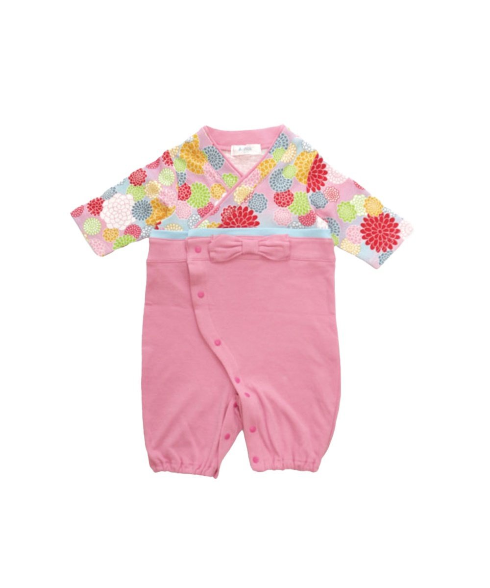 BACKYARD FAMILY 【Aenak】菊柄女児はかま兼用ドレス ローラ マタニティウェア・ベビー用品 その他のベ..