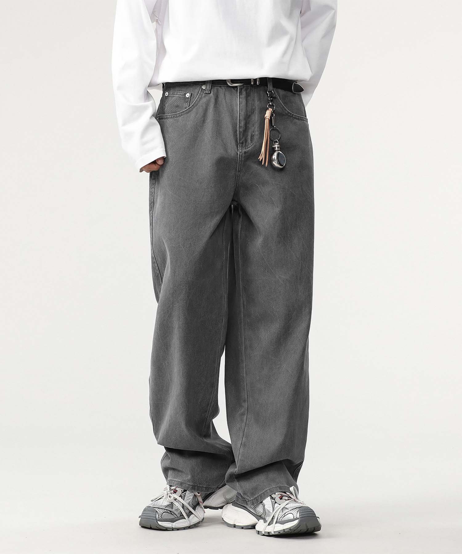 【aimoha neo】Urban Baggy Jeans アイモハ パンツ ジーンズ・デニムパンツ グレー
