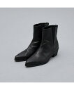5351POUR LES HOMMES ハイヒール サイドゴアブーツ【予約】 ゴーサンゴーイチプールオム シューズ・靴 ブーツ ブラック【送料無料】